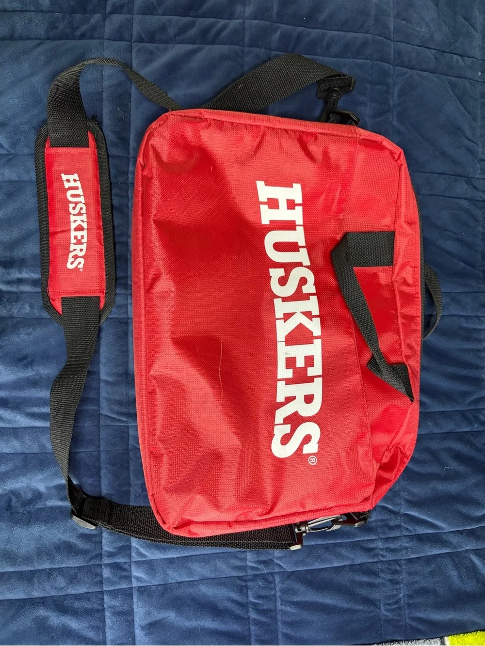 Nebraska Cornhusker Red Crossbody/Messenger Bag for Men